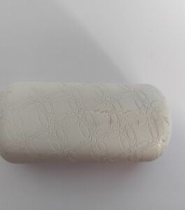 Oakley Sunglasses Case Hard Protector white faux leather